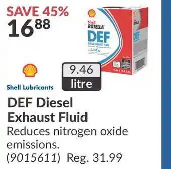 Princess Auto Diesel Exhaust Fluid offer