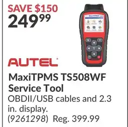 Princess Auto MaxiTPMS TS508WF Service Tool offer