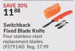 Princess Auto Switchback Fixed Blade Knife offer