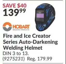 Princess Auto Fire and Ice Creator Series Auto-Darkening Welding Helmet DIN offer