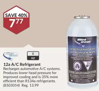 Princess Auto 12a A/C Refrigerant offer