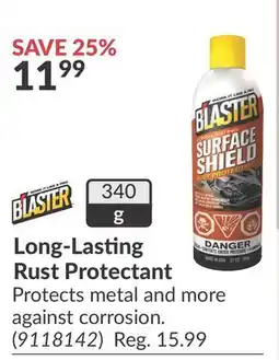 Princess Auto Long-Lasting Rust Protectant offer