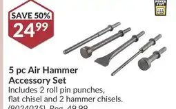 Princess Auto 5 pc Air Hammer Accessory Set offer