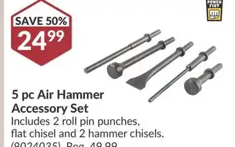 Princess Auto 5 pc Air Hammer Accessory Set offer