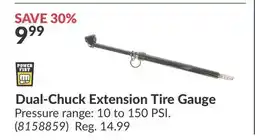 Princess Auto Dual-Chuck Extension Tire Gauge offer