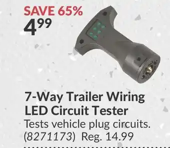 Princess Auto 7-Way Trailer Wiring LED Circuit Tester offer