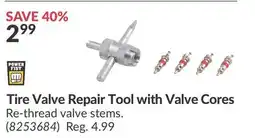 Princess Auto Tire Valve Repair Tool with Valve Cores offer
