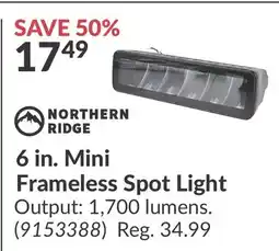 Princess Auto 6 in. Mini Frameless Spot Light offer