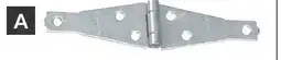 Princess Auto Galvanized Strap Hinges offer