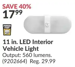 Princess Auto 11 in. LED Interior Vehicle offer