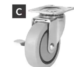 Princess Auto 4 in. Thermoplastic- Rubber Casters offer