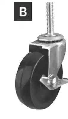 Princess Auto 3 in. Threaded Stem Swivel Casters offer
