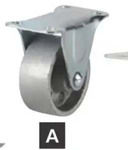 Princess Auto Rigid 2 in. Sintered-Iron Casters offer