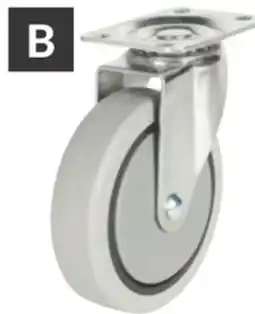 Princess Auto Swivel 4 in. Thermoplastic- Rubber Casters offer