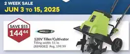 Princess Auto 120V Tiller/Cultivator offer