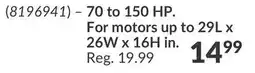 Princess Auto Outboard Motor Covers offer
