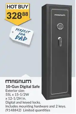 Princess Auto 10-Gun Digital Safe offer