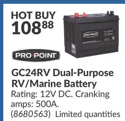 Princess Auto GC24RV Dual-Purpose RV/Marine Battery offer