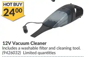 Princess Auto 12V Vacuum Cleaner offer