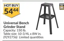 Princess Auto Universal Bench Grinder Stand offer