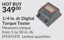 Princess Auto 1/4 in. dr Digital Torque Tester offer