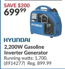 Princess Auto 2, 200W Gasoline Inverter Generator offer