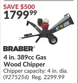 Princess Auto 4 in. 389cc Gas Wood Chipper offer