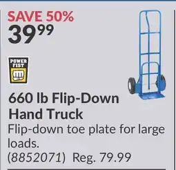 Princess Auto 660 Flip-Down Hand Truck offer