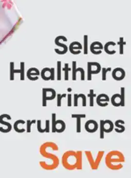 Mark's Select HealthPro Printed Scrub Tops offer