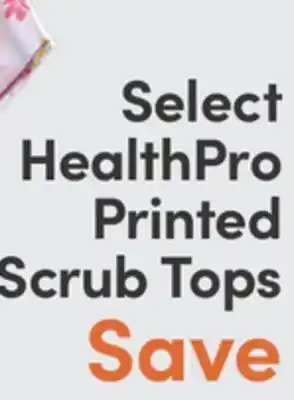 Mark's Select HealthPro Printed Scrub Tops offer