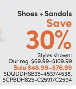 Mark's DENVER HAYES Shoes + Sandals offer