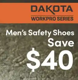 Mark's DAKOTA Men's Safety Shoes offer