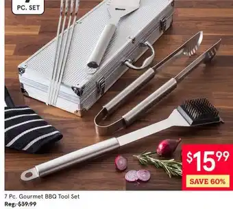 Kitchen Stuff Plus 7 Pc. Gourmet BBQ Tool Set offer