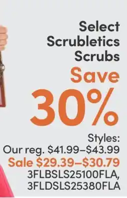 Mark's Select Scrubletics Scrubs offer