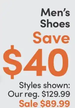 Mark's Men's Shoes offer