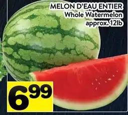 Supermarché PA MELON D'EAU ENTIER | Whole Watermelon offer