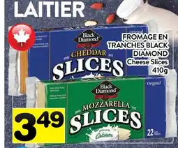 Supermarché PA FROMAGE EN TRANCHES BLACK DIAMOND | Cheese Slices offer