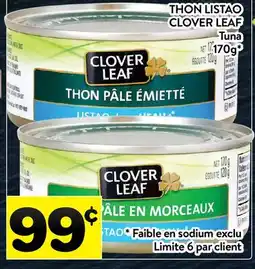 Supermarché PA THON LISTAO CLOVER LEAF | Tuna offer