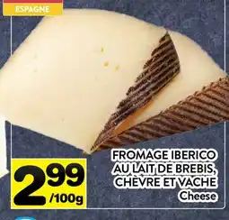 Supermarché PA FROMAGE IBERICO AU LAIT DE BREBIS, CHÈVRE ET VACHE offer