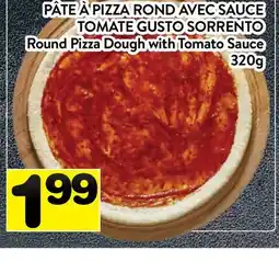 Supermarché PA PÂTE À PIZZA ROND AVEC SAUCE TOMATE GUSTO SORRENTO offer