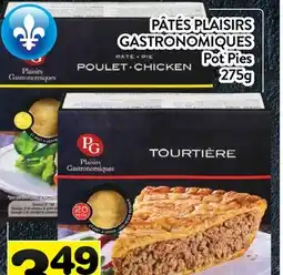 Supermarché PA PÂTÉS PLAISIRS GASTRONOMIQUES | PLAISIRS GASTRONOMIQUES Pot Pies offer