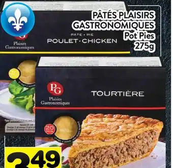 Supermarché PA PÂTÉS PLAISIRS GASTRONOMIQUES | PLAISIRS GASTRONOMIQUES Pot Pies offer