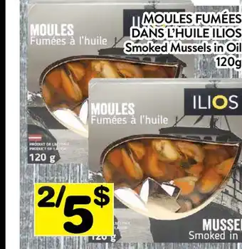 Supermarché PA MOULES FUMÉES DANS L'HUILE ILIOS offer