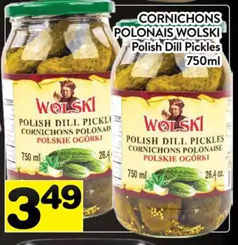 Supermarché PA CORNICHONS POLONAIS WOLSKI offer