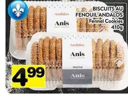 Supermarché PA BISCUITS AU FENOUIL ANDALOS | Fennel Cookies offer