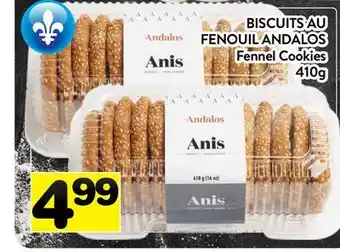 Supermarché PA BISCUITS AU FENOUIL ANDALOS | Fennel Cookies offer