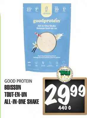Marches Tau Boisson Tout-en-un Good Protein offer