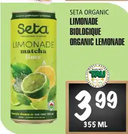Marches Tau Limonade Biologique Seta Organic offer