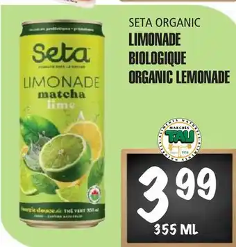 Marches Tau Limonade Biologique Seta Organic offer