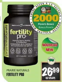 Marches Tau Fertility Pro Prairie Naturals offer